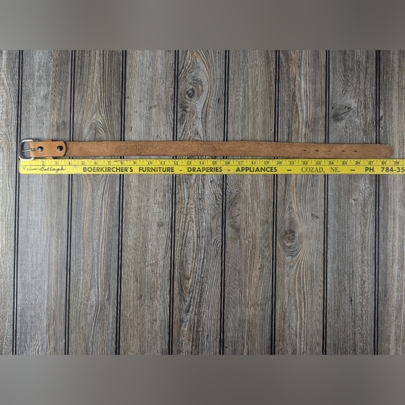 SS Double S Western Children's Leather Belt With Roping Cowboy & Horse Embossed - Picture 12 of 16